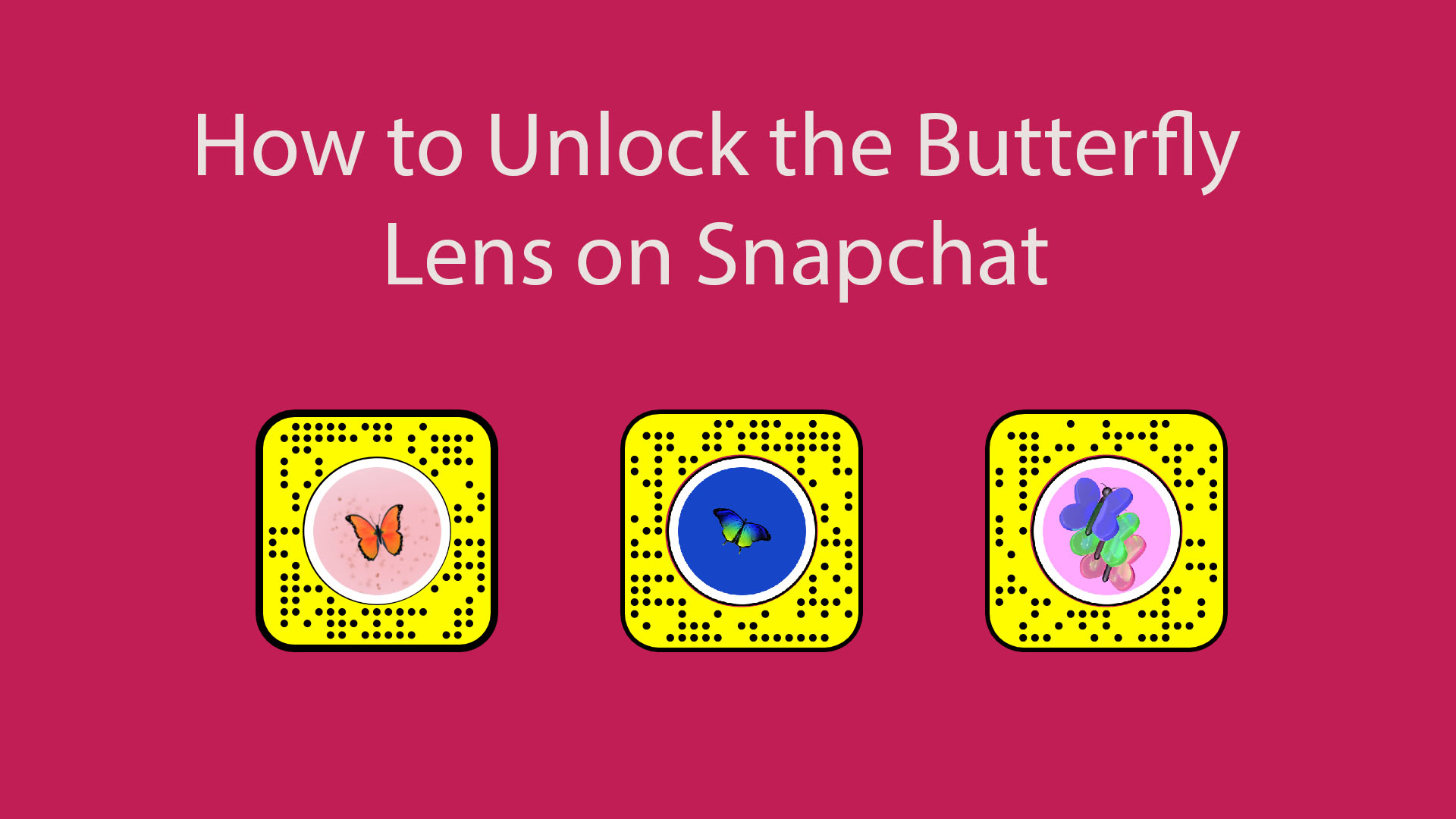 How to Unlock the Butterflies Lens on Snapchat on [iPhone/Android] in 2023