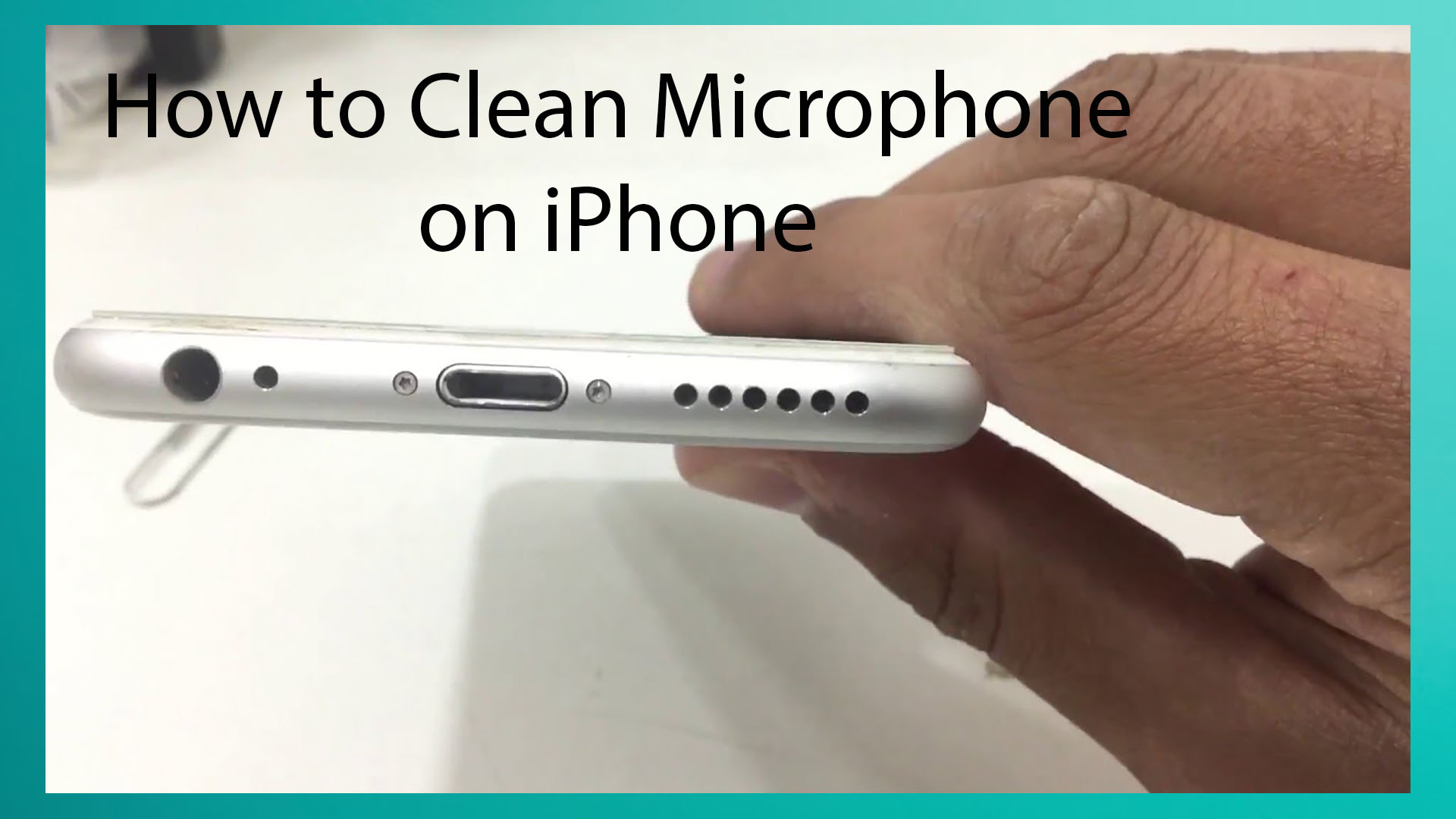 How to Clean Microphone on iPhone