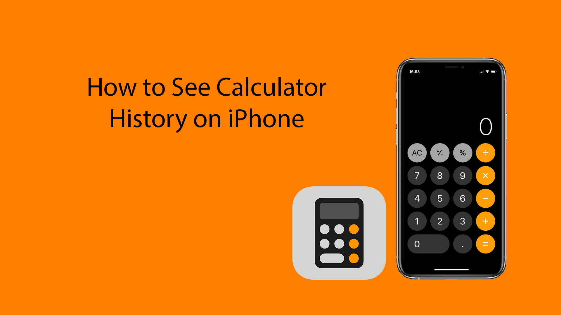 How to See Calculator History on iPhone