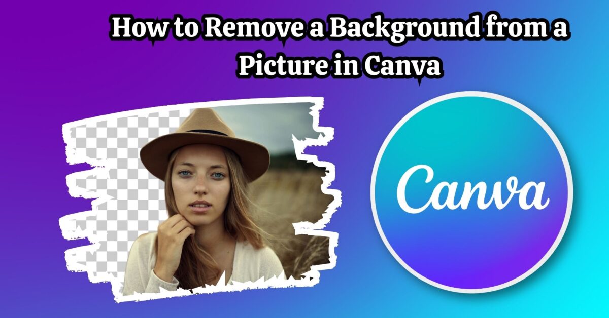 How to Remove a Background from a Picture in Canva